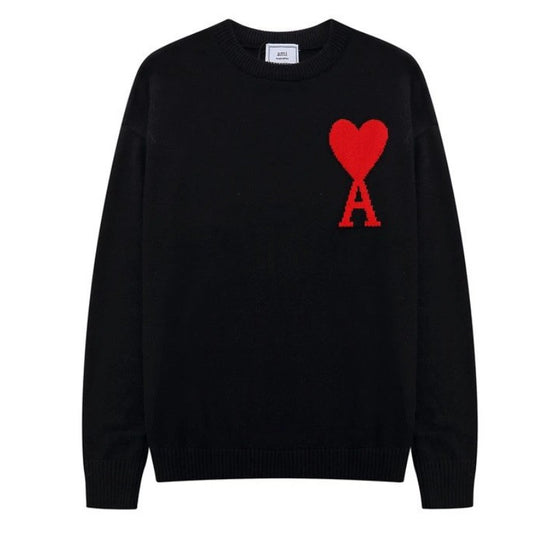 Ami Paris Sweater- Black